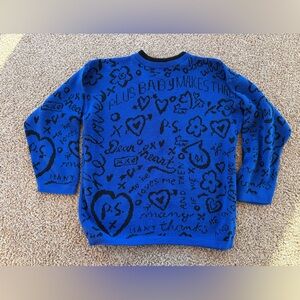 Vintage gitano ma crewneck acrylic sweater